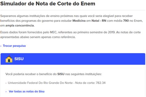 quero bolsa usando nota sisu